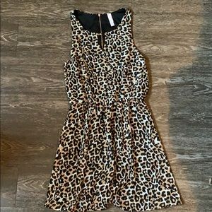 Cheetah print dress